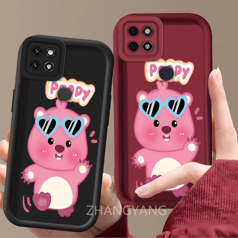 Ốp Lưng Cho OPPO A15 A15s Hoạt Hình Dễ Thương Họa Tiết Hải Ly Ốp Lưng Điện Thoại Silicon Mềm Ốp Lưng Camera Chống Rơi