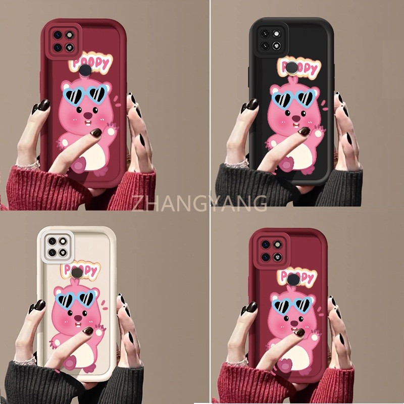 Ốp Lưng Cho OPPO A15 A15s Hoạt Hình Dễ Thương Họa Tiết Hải Ly Ốp Lưng Điện Thoại Silicon Mềm Ốp Lưng Camera Chống Rơi