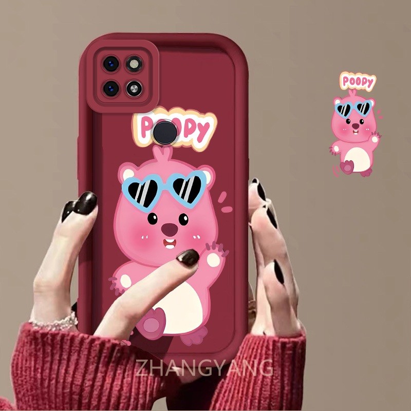 Ốp Lưng Cho OPPO A15 A15s Hoạt Hình Dễ Thương Họa Tiết Hải Ly Ốp Lưng Điện Thoại Silicon Mềm Ốp Lưng Camera Chống Rơi