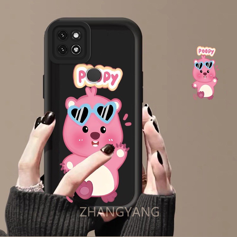 Ốp Lưng Cho OPPO A15 A15s Hoạt Hình Dễ Thương Họa Tiết Hải Ly Ốp Lưng Điện Thoại Silicon Mềm Ốp Lưng Camera Chống Rơi