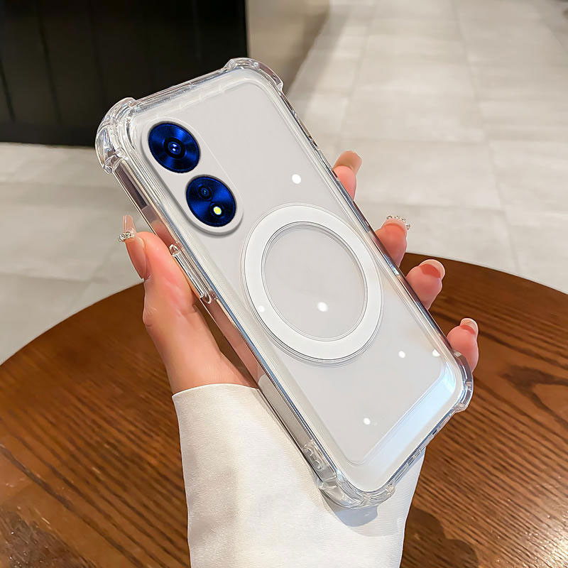 Ốp Lưng Cho oppo a58 4g a58 5g a78 4g a78 5g Chức Năng Hút Từ Tính Bốn Góc Chống Rơi Điện Thoại Mềm Chống Thấm Nước Và Chống Sốc