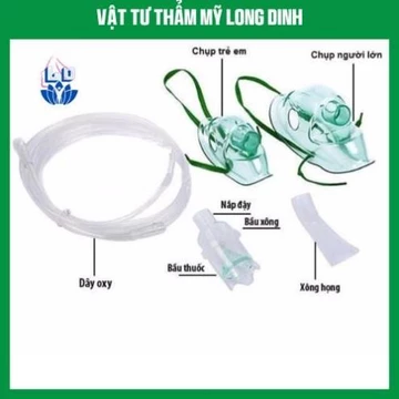 Bộ Phụ Kiện Máy Xông Khí Dung - Phụ Kiện Xông Mũi Họng Phù Hợp Tất Cả Các Dòng Máy