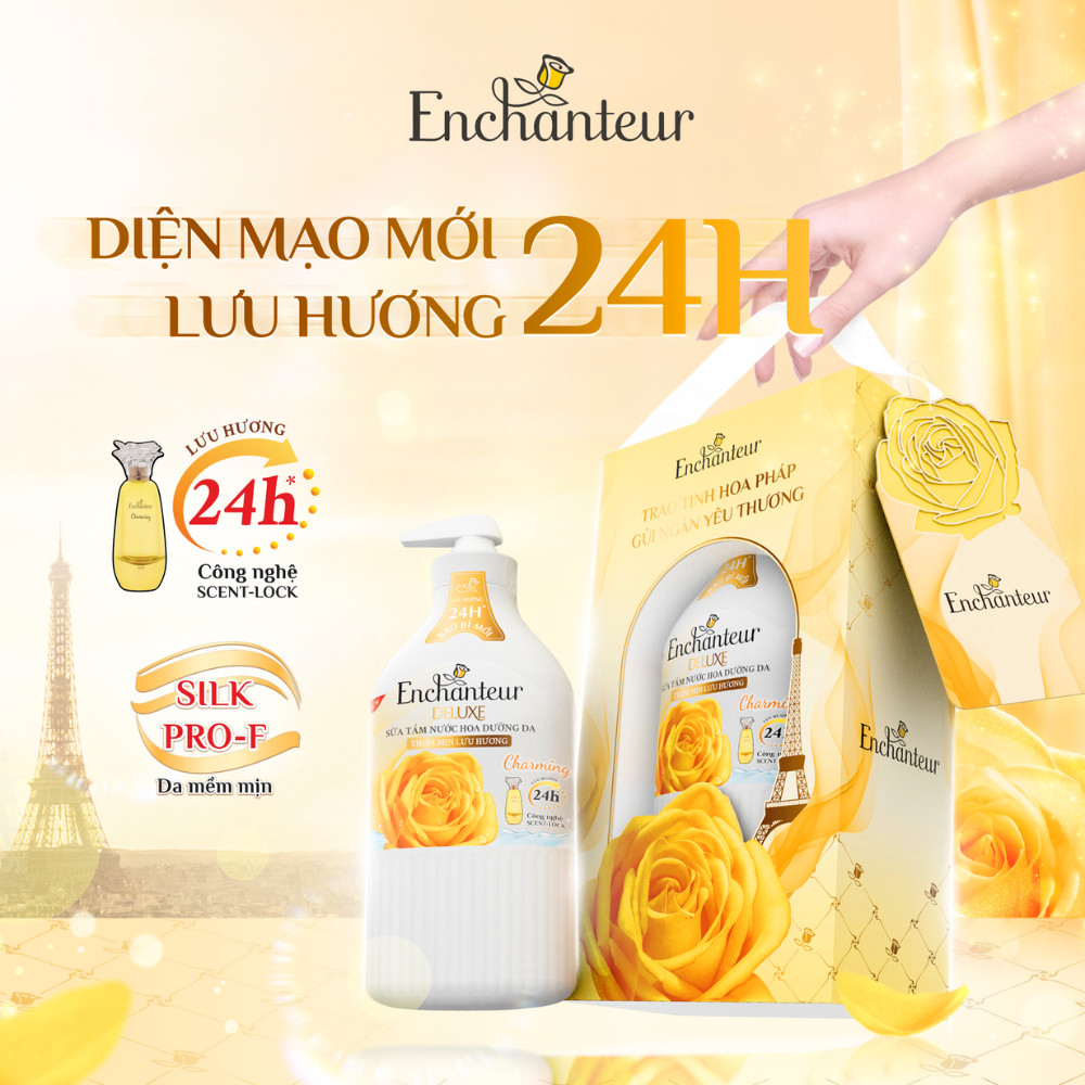 [HỘP QUÀ] Hộp Quà Tặng Cao Cấp Enchanteur Deluxe Hương Nước Hoa Pháp Sang Trọng