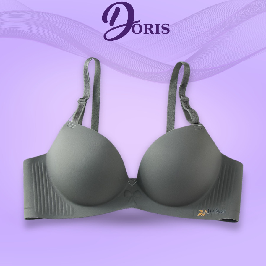 Áo Lót Nữ Đúc Su Không Gọng Đệm Nâng Ngực Mềm Mại DORIS D02