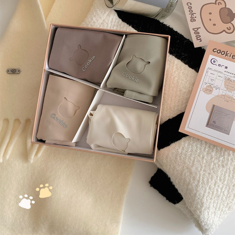 Set 4 Quần Lót Nữ Đúc Su Thun Lạnh, Quần Lót Nữ Không Đường May Thoáng Mát DORIS 9221