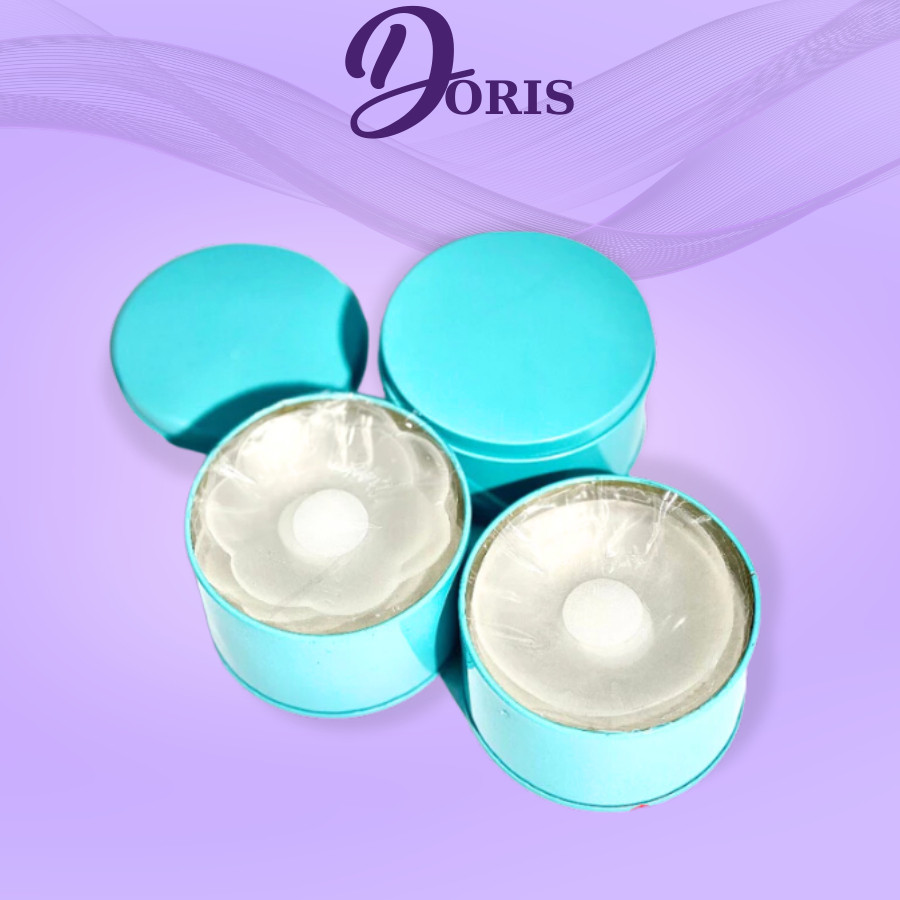Miếng Dán Ngực Silicone Trong Suốt Hộp 5 Cặp Tiện Dụng DORIS 994