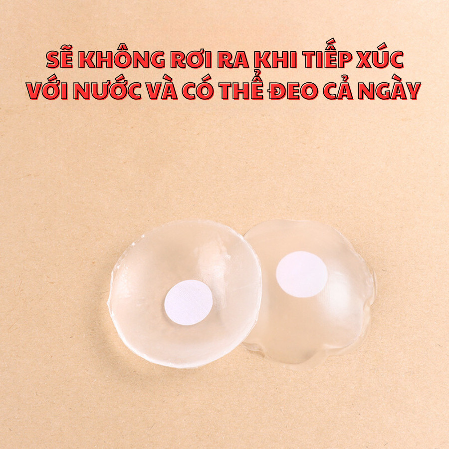 Miếng Dán Ngực Silicone Trong Suốt Hộp 5 Cặp Tiện Dụng DORIS 994