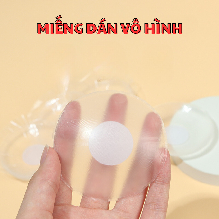 Miếng Dán Ngực Silicone Trong Suốt Hộp 5 Cặp Tiện Dụng DORIS 994