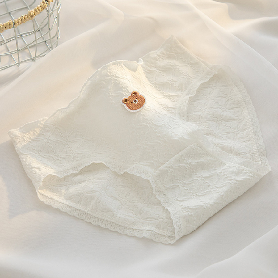 Quần Lót Nữ Co Giãn Thoáng Mát Chất Liệu Cotton Hoạ Tiết Đáng Yêu DORIS 255