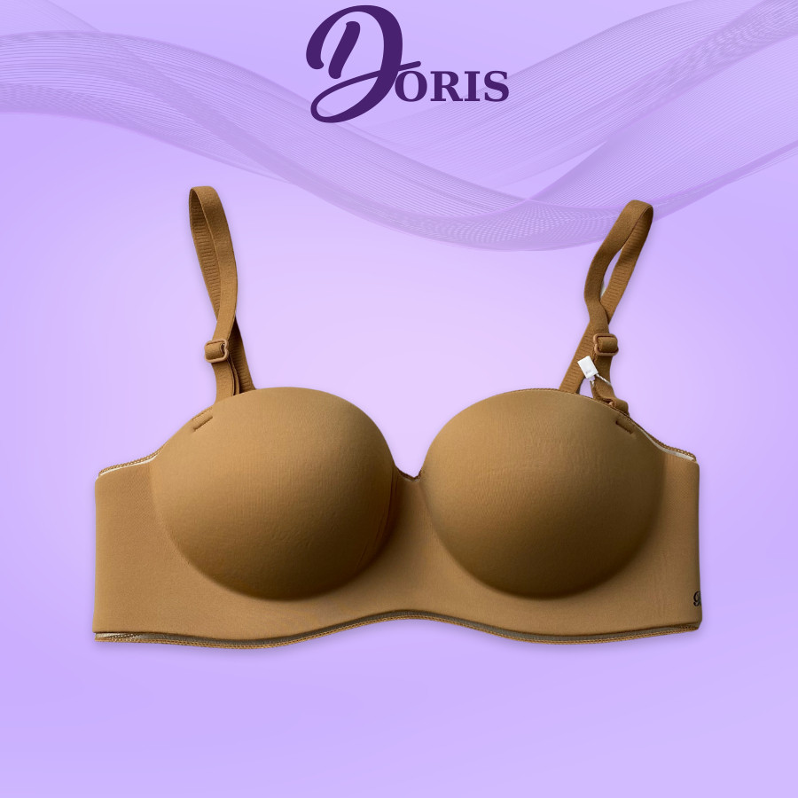 Áo Ngực Nâng Ngực Không Gọng Đúc Su Quả Ngang Tôn Dáng Cực Xinh DORIS K116