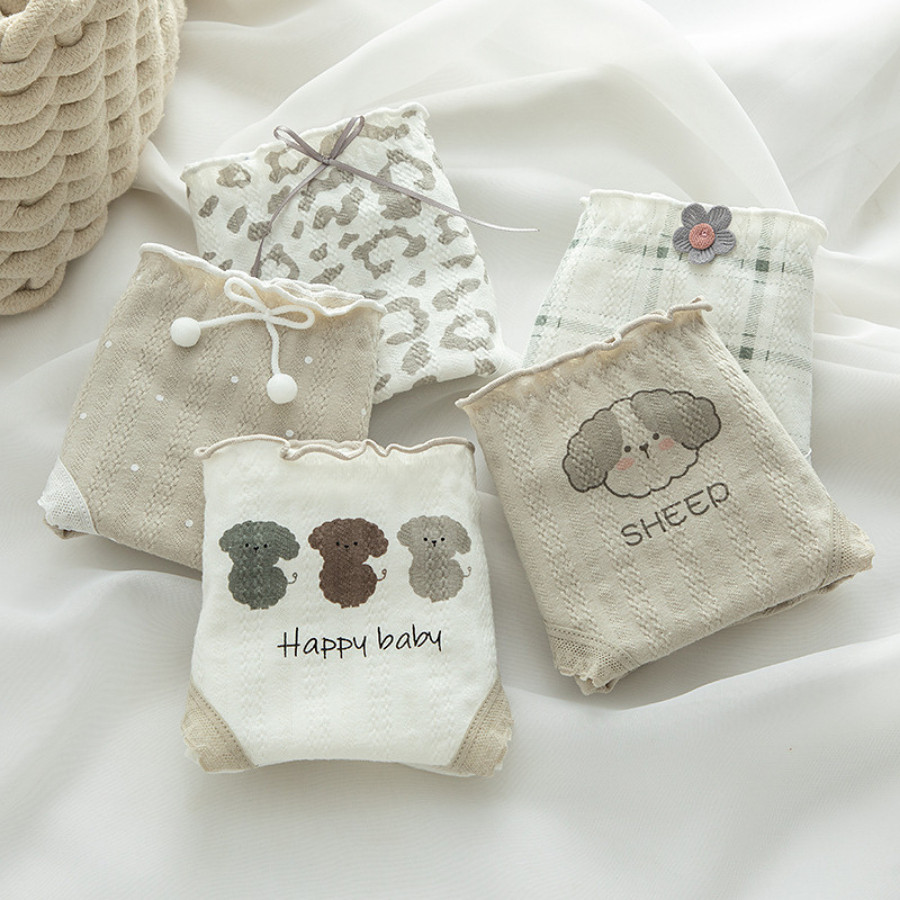 Quần Lót Nữ Cotton Co Giãn Thoáng Mát Nhiều Kiểu Dáng Dễ Thương DORIS 205