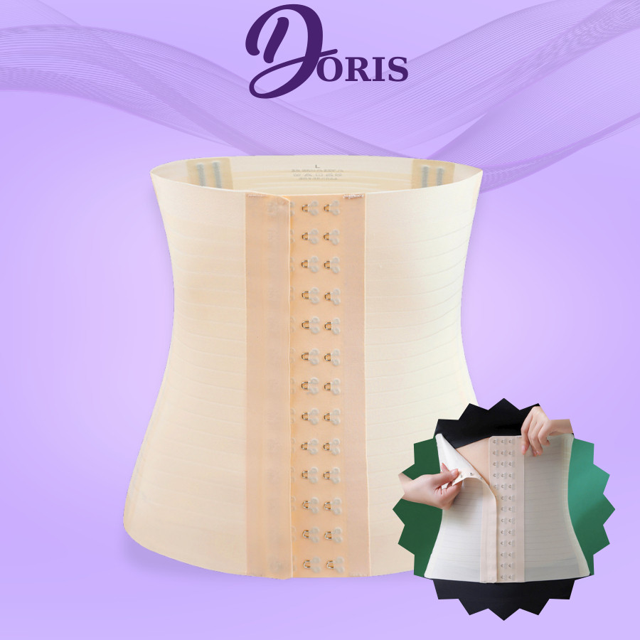 Đai Nịt Bụng Định Hình Eo Chống Cuộn Đúc Su Co Giãn Thông Thoáng DORIS 1002