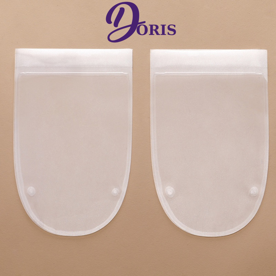 1 Cặp Miếng Dán Silicon Hai Mặt Trong Suốt DORIS D188