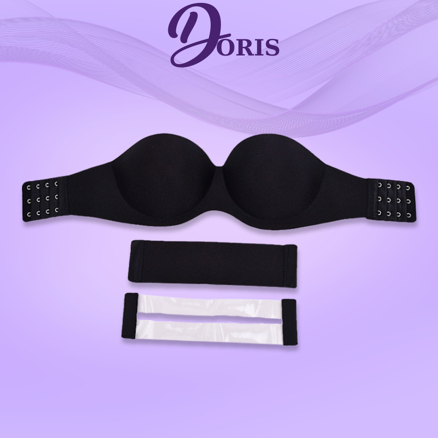 Áo Ngực Không Dây Đúc Su Chống Tuột Có Mút Bàn Tay DORIS 2218