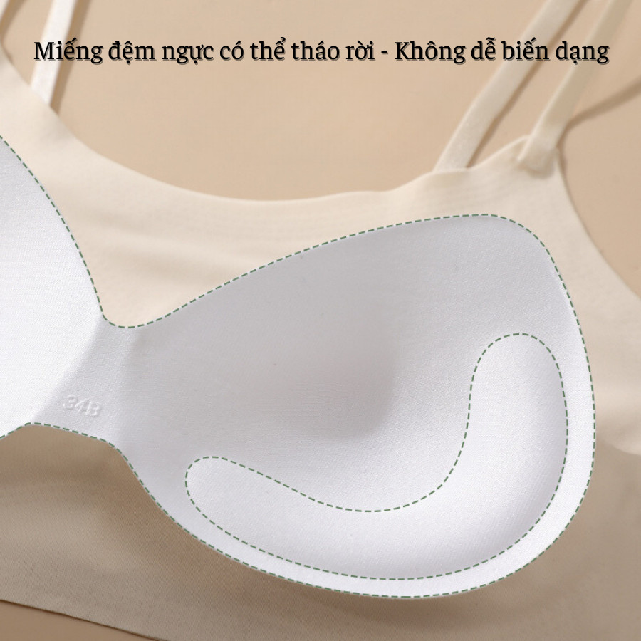 Áo Ngực Đúc Su Không Gọng Đệm Mỏng Thấm Hút Mồ Hôi DORIS 3070