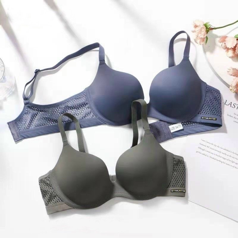 Áo Ngực Su Đúc Không Gọng Nâng Nhẹ Thoáng Mát Phối Lưới Co Giãn DORIS S11