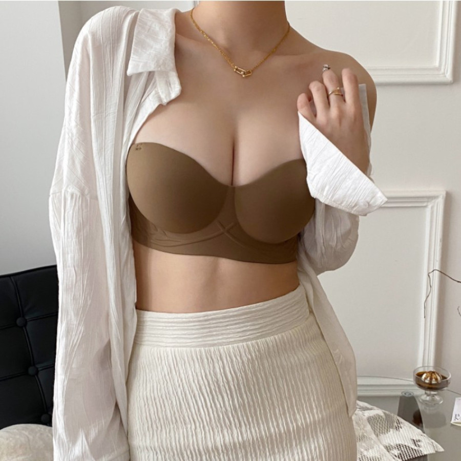 Áo Ngực Đúc Su Nâng Ngực Cup Ngang Đệm Mỏng Không Gọng Lên Form Cực Chuẩn DORIS B54