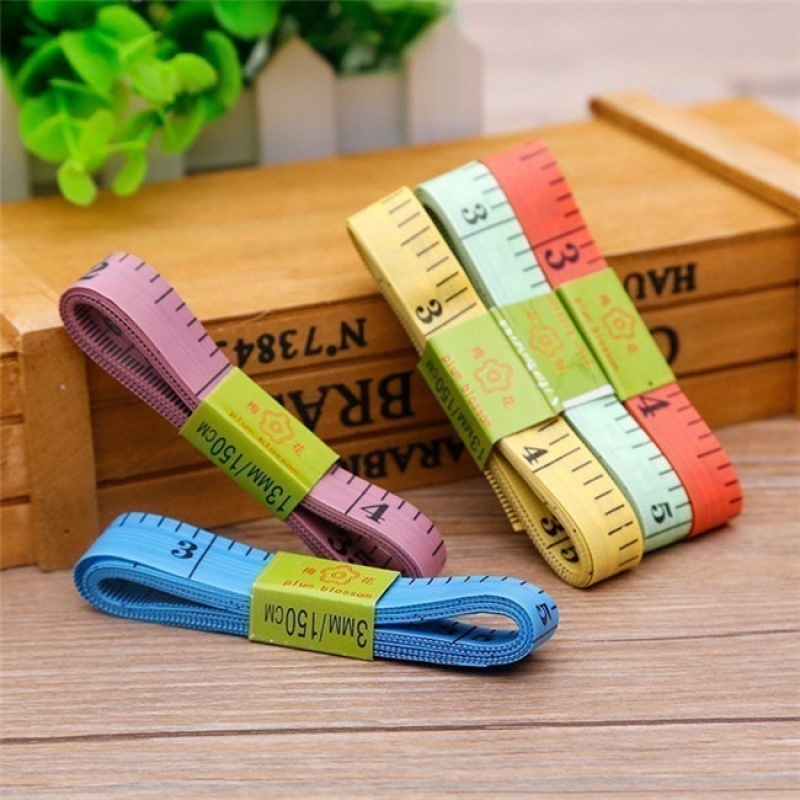 Thước Dây Đầu Thép Đo Vòng Bụng Eo 3 Vòng Kiểm Tra Sức Khỏe 1.5 Mét DORIS 105