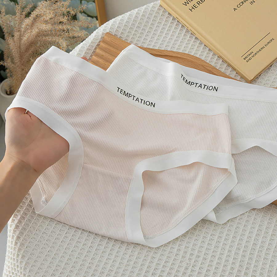 [Mã SGBAU30K giảm đến 30K đơn 99K] Quần Lót Nữ Cotton Co Dãn Chữ TEMPTATION Năng Động Thoải Mái DORIS Q16