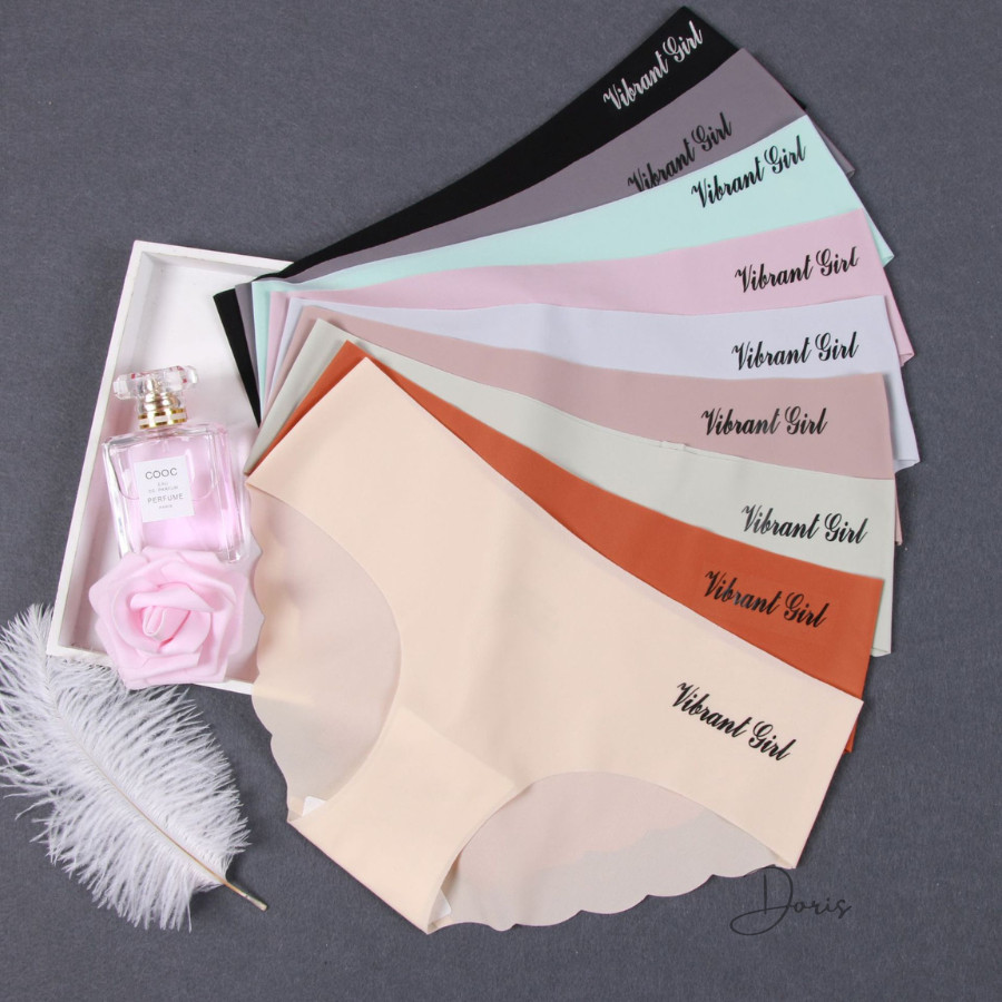 COMBO 5 Quần Lót Nữ Cao Cấp Đúc Su Viền Sóng Hot Không Lộ Đường May DORIS C1028