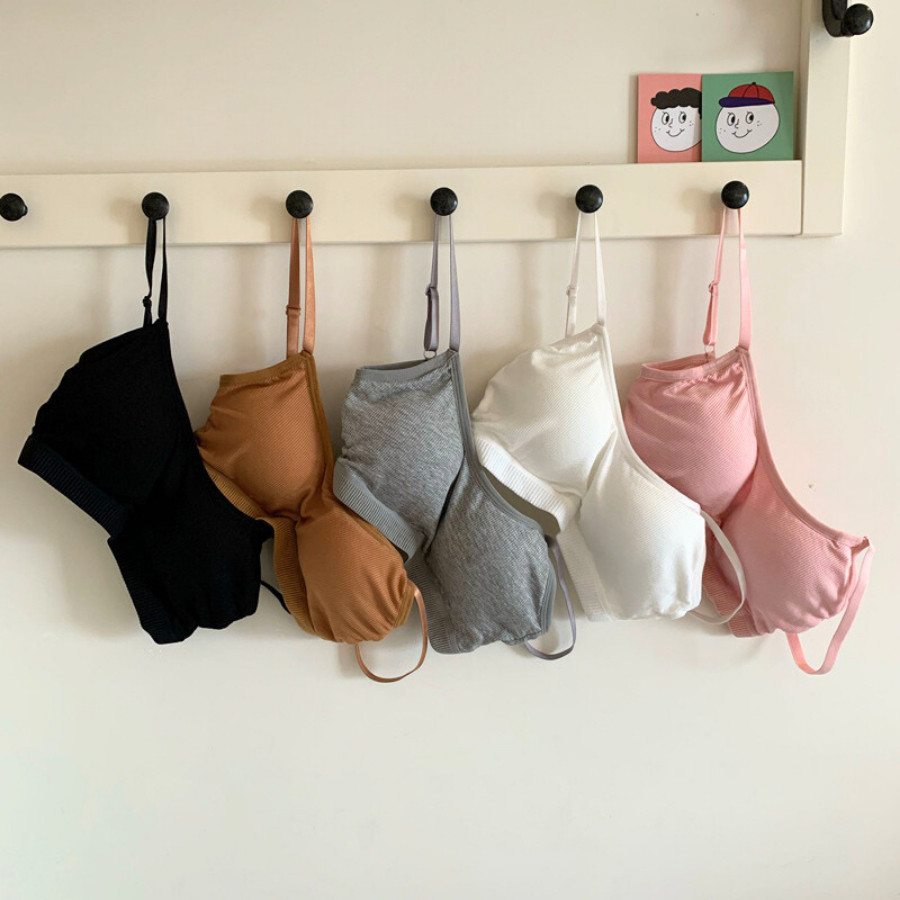 Áo Ngực Cotton Có Mút Bàn Tay Co Dãn Cài Sau DORIS 9188