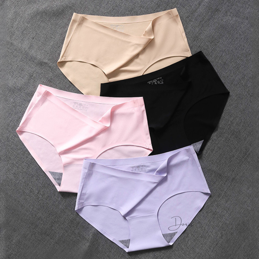 COMBO 5 Quần Lót Nữ Su Đúc Không Viền May Chất Su Mát Lạnh, Mềm Mịn DORIS C5032-5033