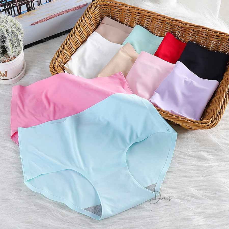 COMBO 5 Quần Lót Nữ Su Đúc Không Viền May Chất Su Mát Lạnh, Mềm Mịn DORIS C5032-5033