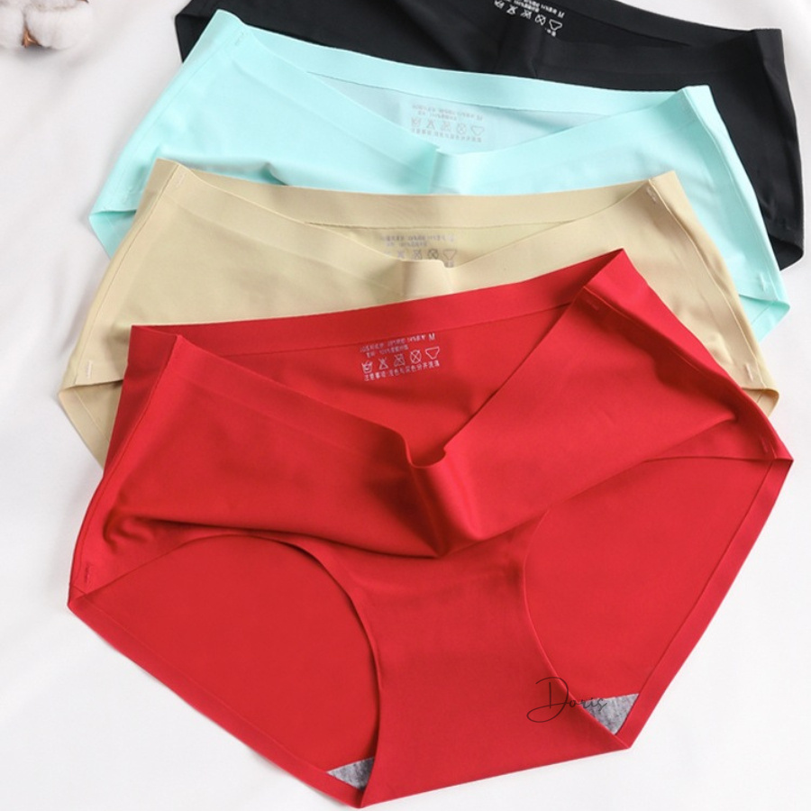 COMBO 5 Quần Lót Nữ Su Đúc Không Viền May Chất Su Mát Lạnh, Mềm Mịn DORIS C5032-5033