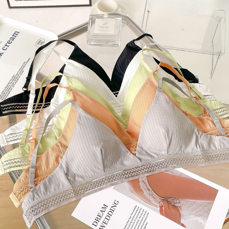 Áo Bra Nữ Cotton Cài Sau Siêu Mảnh Cực Xinh DORIS 3818