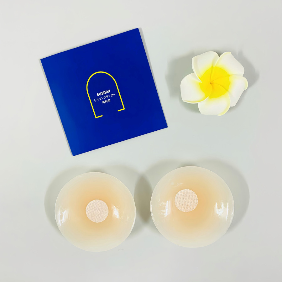 Miếng Dán Ngực Silicon Cao Cấp Siêu Mềm Êm Bám Dính Tốt Sử Dụng Nhiều Lần DORIS D199