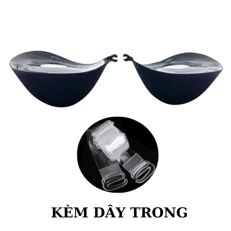 Miếng Dán Ngực Su Độn 5CM Siêu Dày Kèm Dây Trong DORIS P41