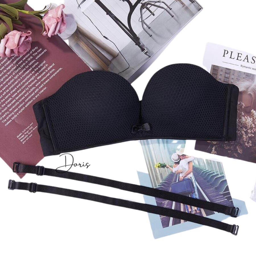 Áo Ngực Su Đúc Không Dây Chống Tuột Nâng Ngực Siêu Quyến Rũ DORIS K18