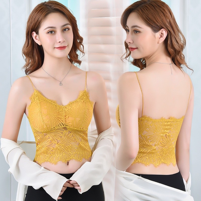 Áo bra hai dây đệm mỏng nâng ngực chất ren mềm mại quyến rũ DORIS 2817