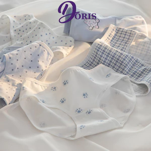Quần Lót Nữ Cao Cấp, Quần Lót Cotton Họa Tiết Dễ Thương Co Dãn 4 Chiều DORIS Q06