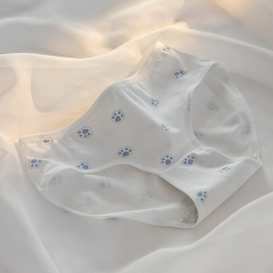 Quần Lót Nữ Cao Cấp, Quần Lót Cotton Họa Tiết Dễ Thương Co Dãn 4 Chiều DORIS Q06