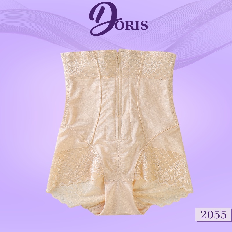 Quần Nịt Bụng Định Hình Eo Thon Sau Sinh Phối Khóa Kéo Tiện Lợi DORIS 2055