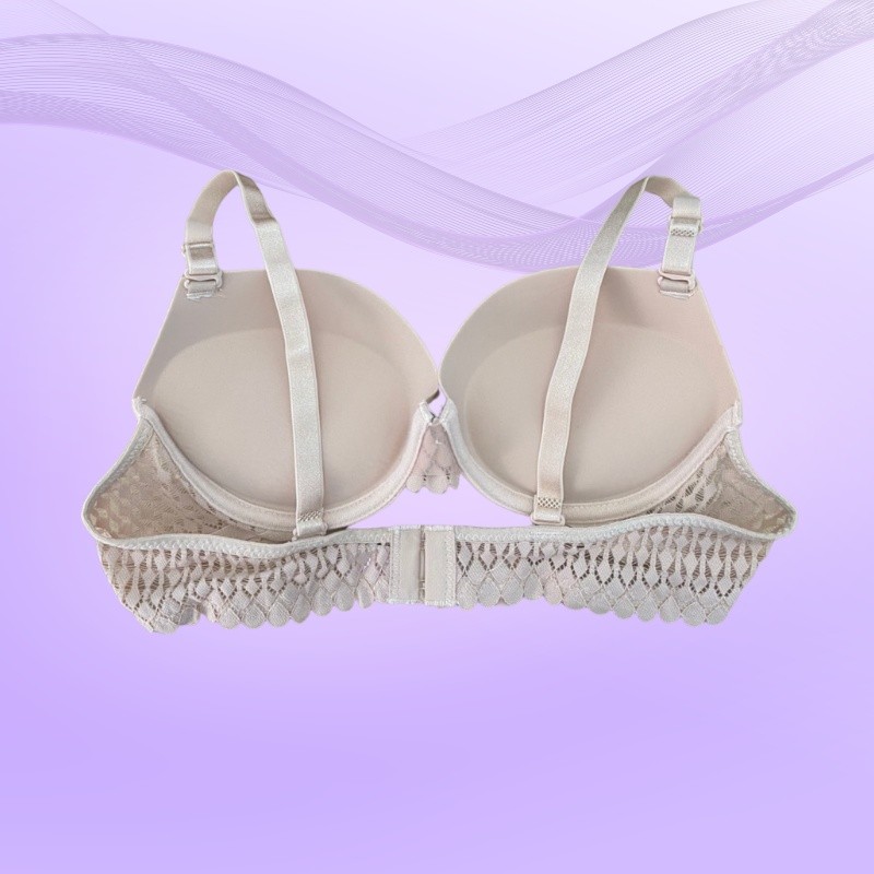 Áo Ngực Nâng Ngực Đúc Su Tạo Khe Viền Ren Cực Quyến Rũ Doris - CK03