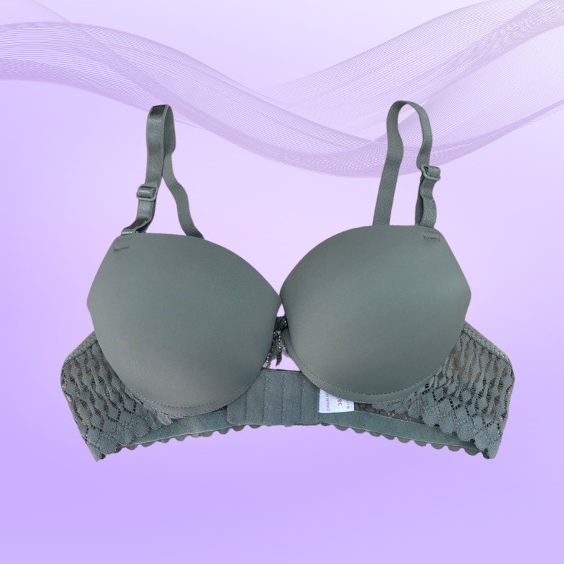 Áo Ngực Nâng Ngực Đúc Su Tạo Khe Viền Ren Cực Quyến Rũ Doris - CK03