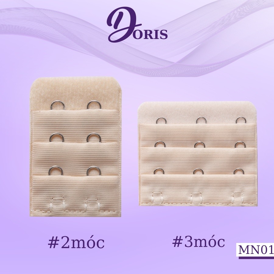 Móc Nối Cài Áo Ngực Giúp Tăng Vòng Lưng Tiện Lợi DORIS MN01