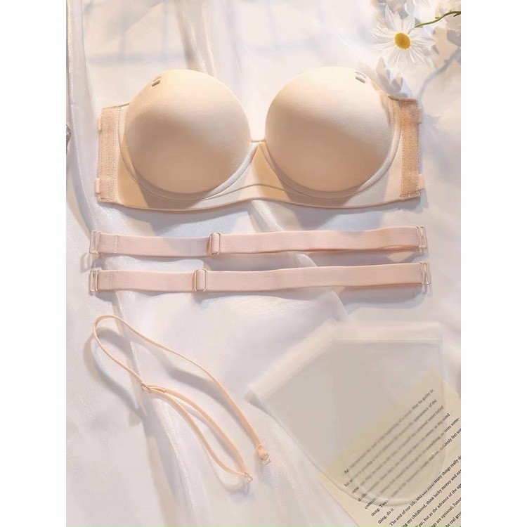 Áo Ngực Đúc Su Không Dây Nâng Ngực Tạo Khe Kiểu Hở Lưng Quyến Rũ DORIS - 188