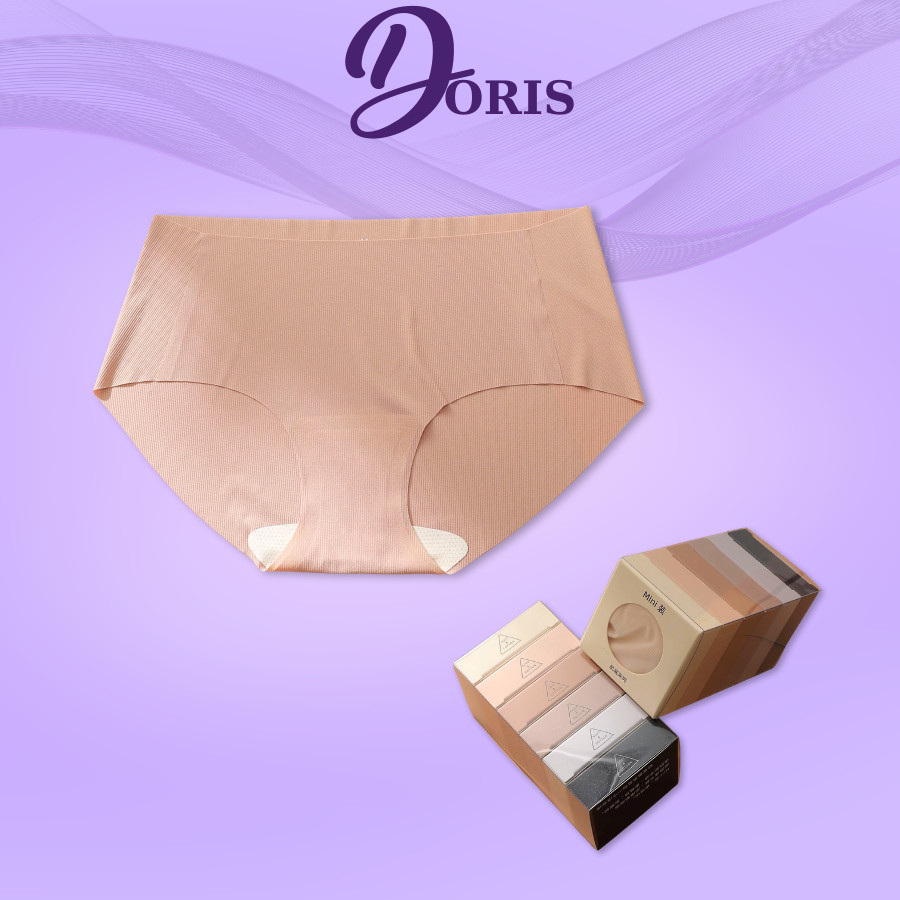Set 6 Quần Lót Nữ Liền Mảnh Mềm Mại Thoáng Khí Kèm Hộp Mini DORIS 9999