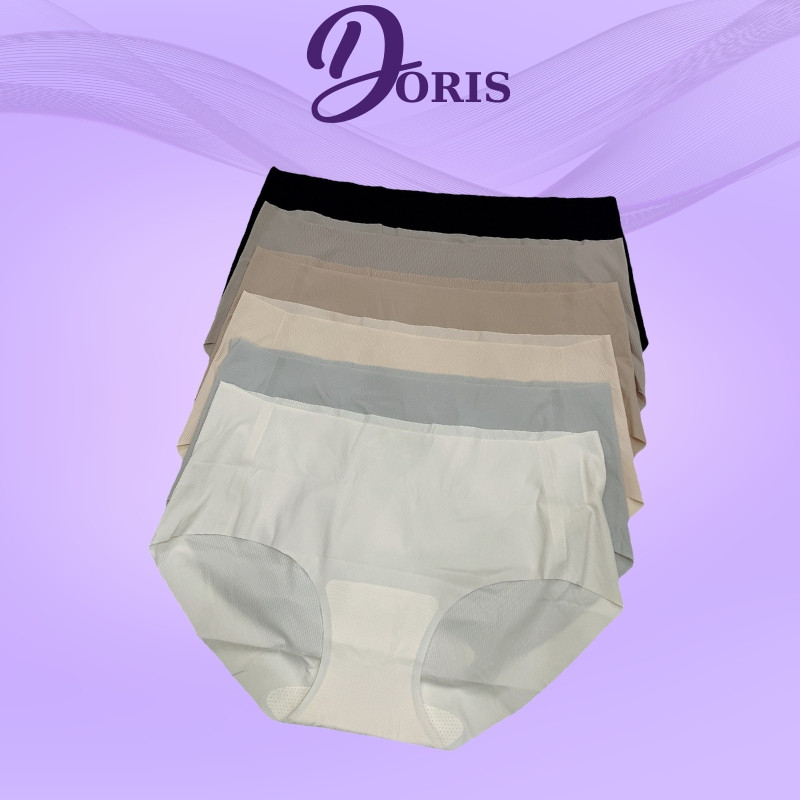 Set 6 Quần Lót Nữ Liền Mảnh Mềm Mại Thoáng Khí Kèm Hộp Mini DORIS 9999