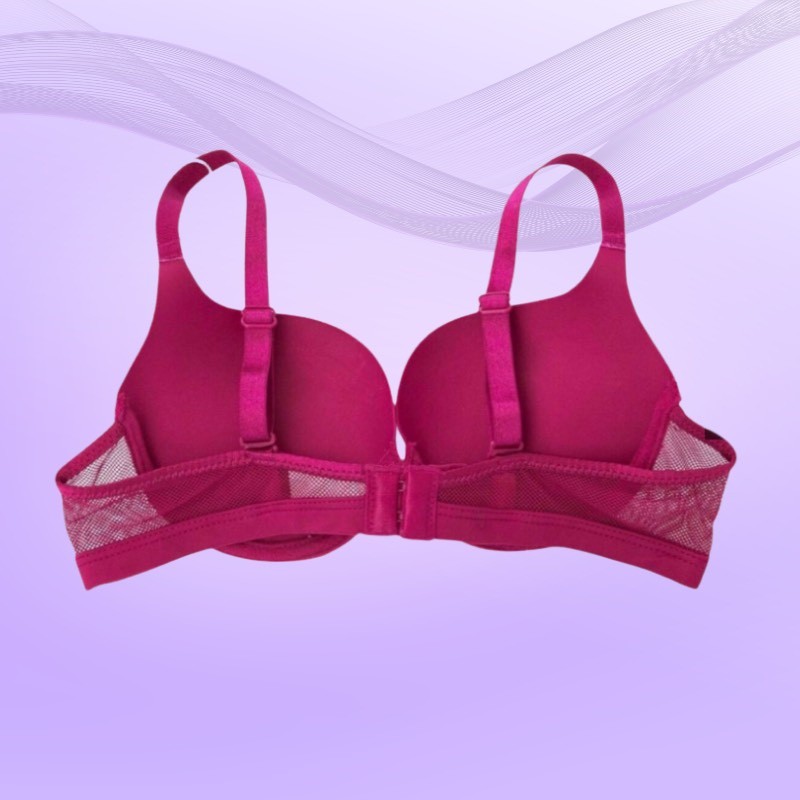Áo ngực su đệm dày nâng ngực phối dây lưới xinh xắn DORIS - K32