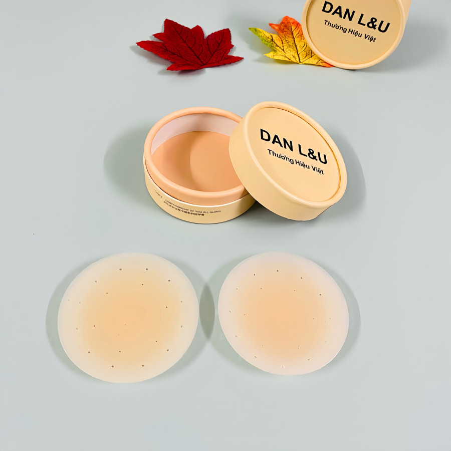 Miếng Dán Ngực Silicon Cao Cấp Chống Đọng Mồ Hôi Lỗ Thoáng Khí Tái Sử Dụng Nhiều Lần DORIS D200