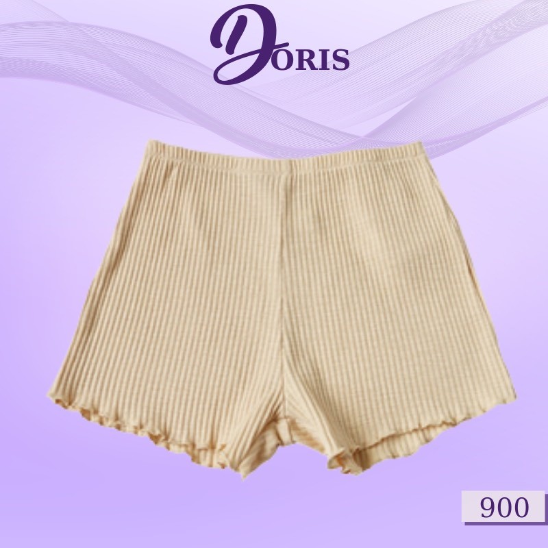 Quần đùi mặc trong váy cotton gân tăm co dãn thoải mái DORIS - 900