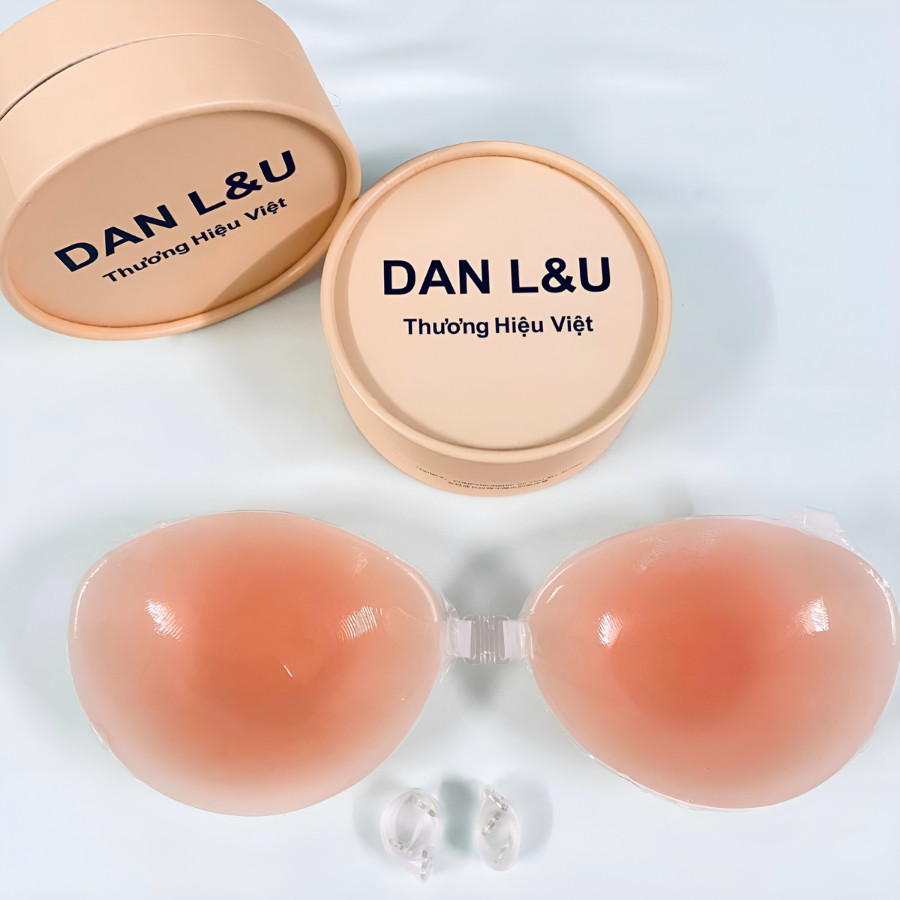 Áo Ngực Dán, Miếng Dán Ngực Silicon Cài Trước Kèm Dây Trong Tiện Lợi DORIS - 4949