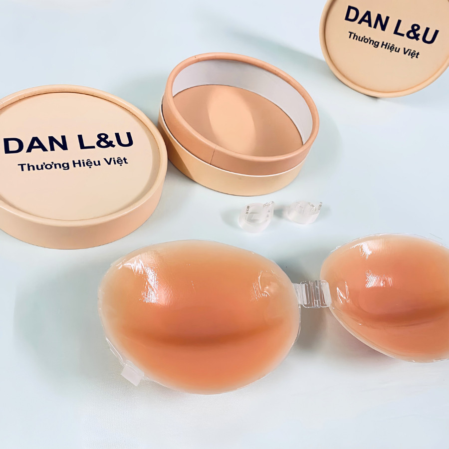 Áo Ngực Dán, Miếng Dán Ngực Silicon Cài Trước Kèm Dây Trong Tiện Lợi DORIS - 4949