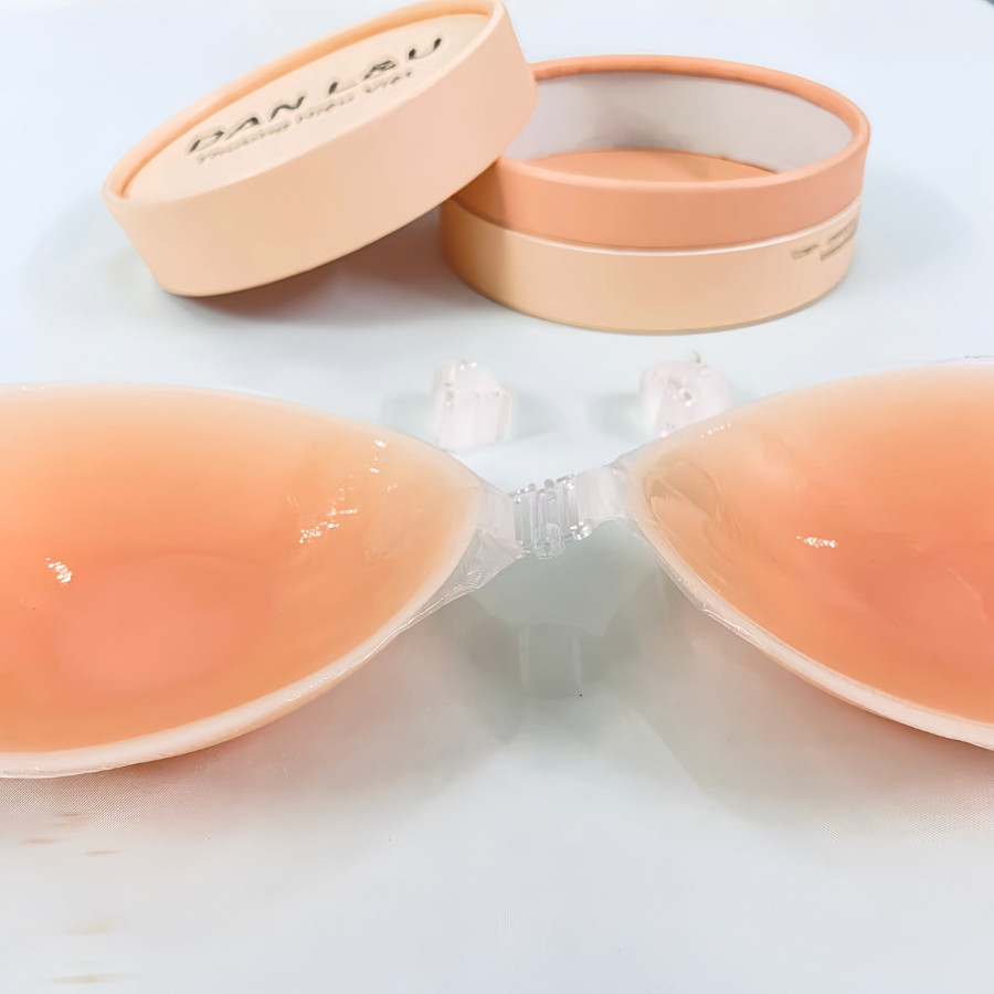 Áo Ngực Dán, Miếng Dán Ngực Silicon Cài Trước Kèm Dây Trong Tiện Lợi DORIS - 4949