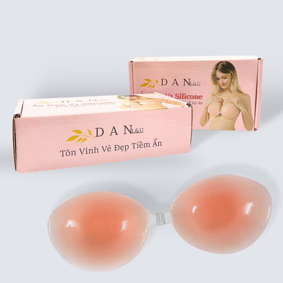 Áo Ngực Dán, Miếng Dán Ngực Silicon Cài Trước Kèm Dây Trong Tiện Lợi DORIS - 4949