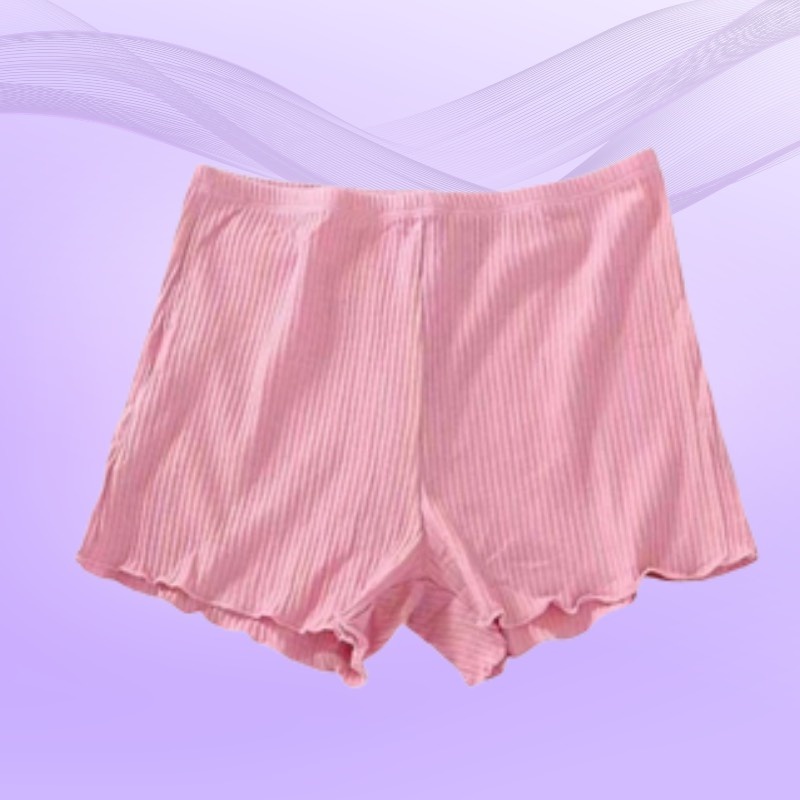 Quần đùi mặc trong váy cotton gân tăm co dãn thoải mái DORIS - 900